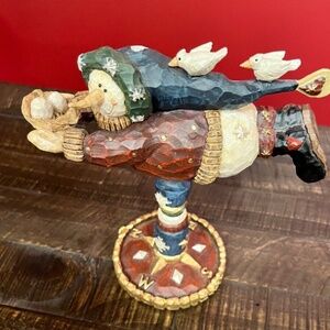 Boyds Bears Barnaby Carvers Choice Snowman - Limited Edition